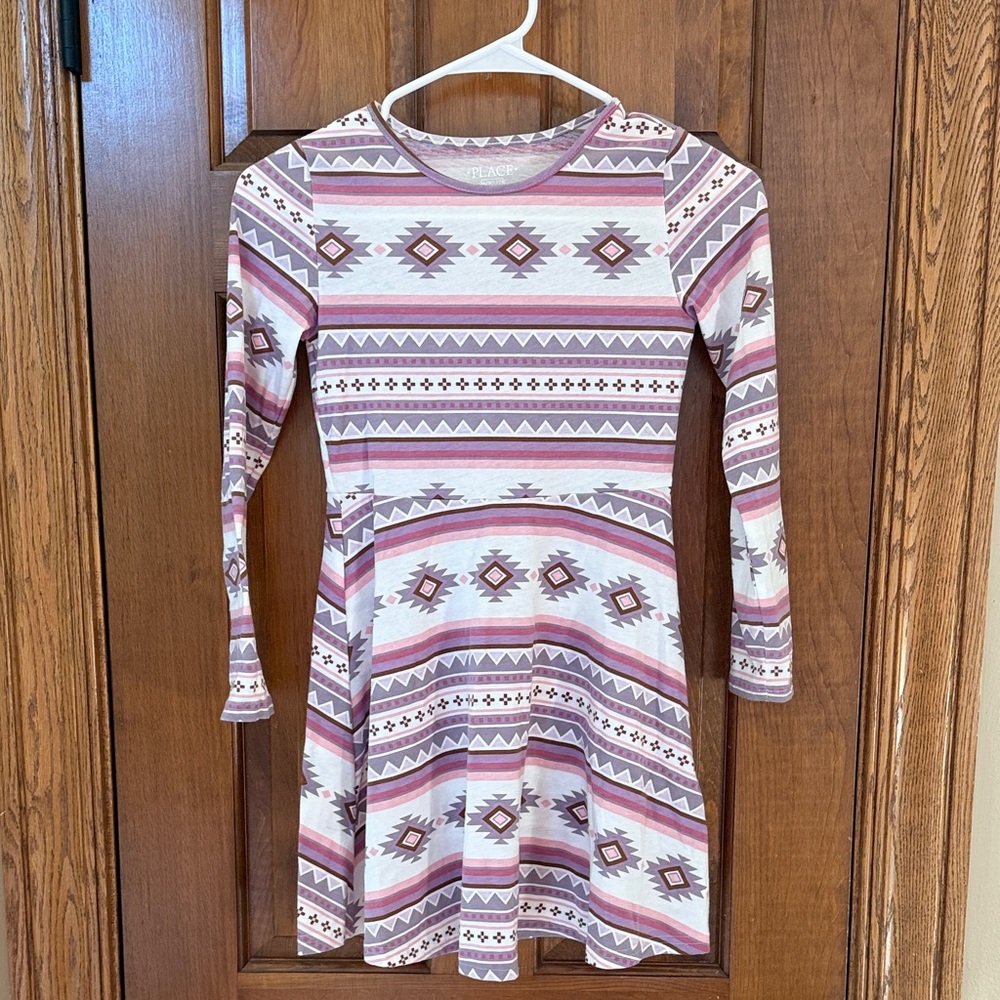 Place Striped Long Sleeve Top - Pink and Purple